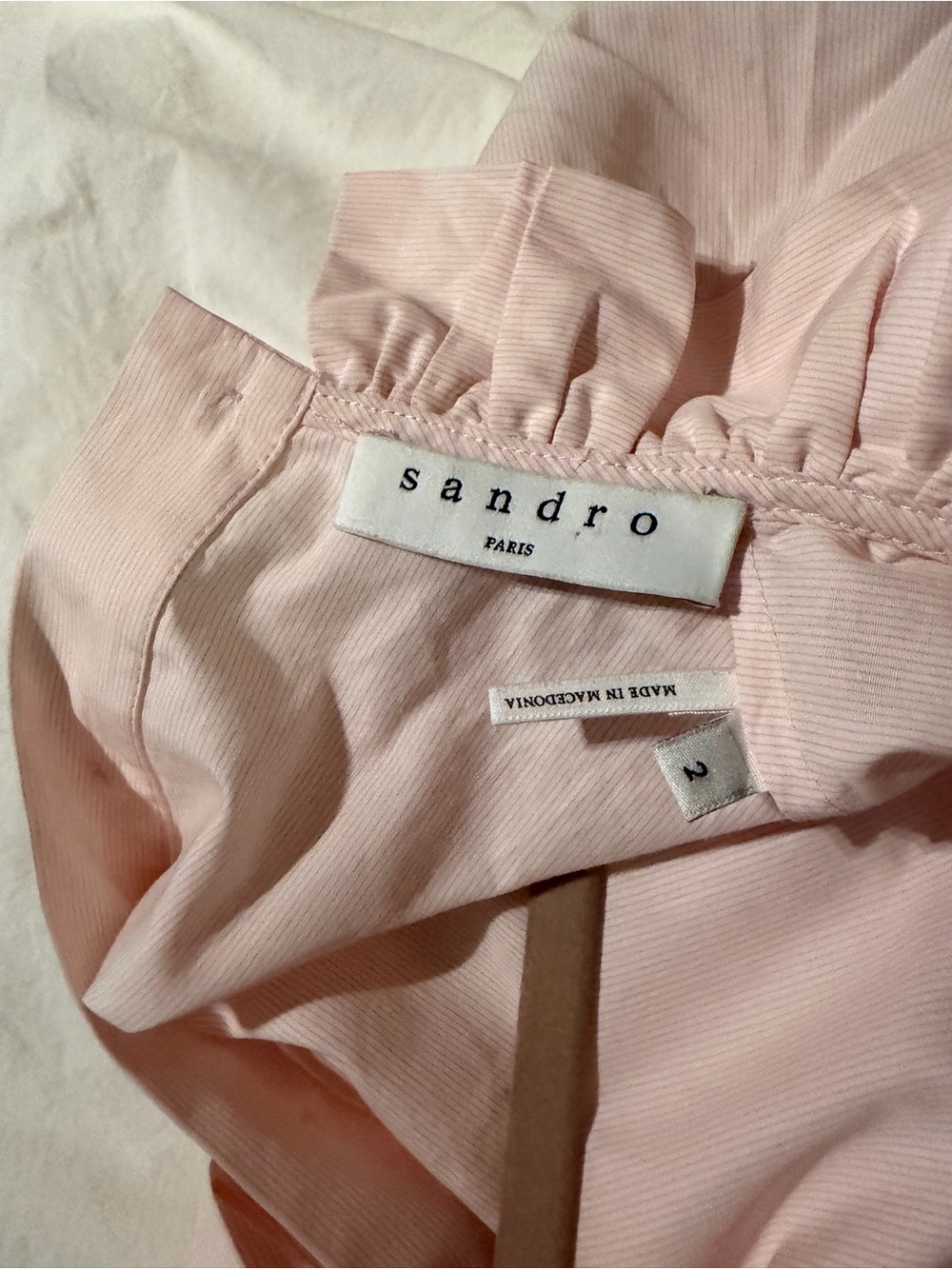 Sandro Rosane Ruffle-Detail Top - Picture 8 of 8